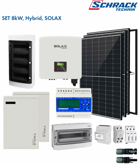 SET 8kW, Hybrid, SOLAX