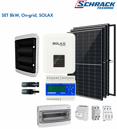 Set 8kw, On-grid, SOLAX