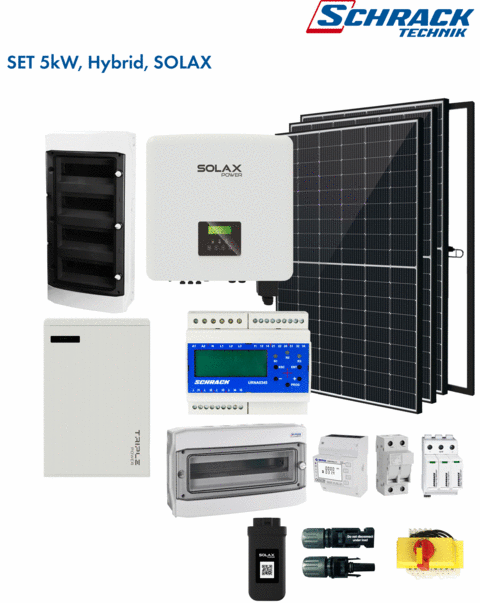 SET 5kW, Hybrid, SOLAX
